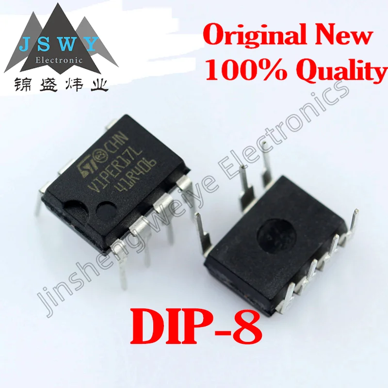 

(10/50 pieces) VIPER17LN DIP-7/Offline AC/DC Converter Chip/Brand new original stock Electronics