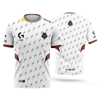 Latest G2 Esports Club Gaming Enthusiasts CSGO League of Legends Gaming Men's and Women's Summer Casual Breathable T-shirt