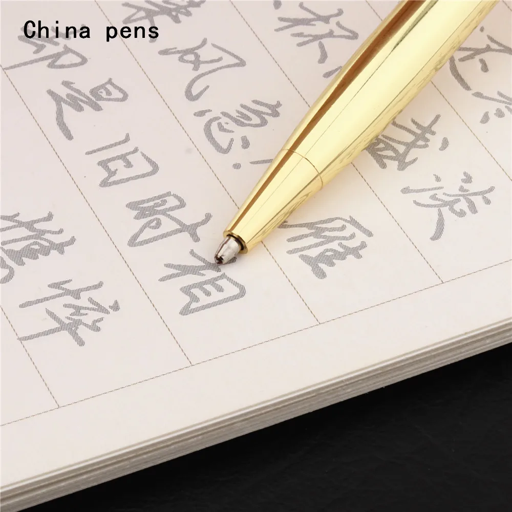 جودة فاخرة 09 نموذج لون الأعمال مكتب المدرسة طالب القرطاسية قلم حبر جاف جديد الذهب القلم أقلام حبر جاف مالية