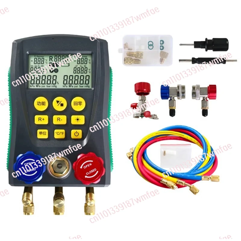 High Precision Vacuum Pressure Temperature Leak Tester Digital, Air Conditioning System Instrumentation Tool Kit
