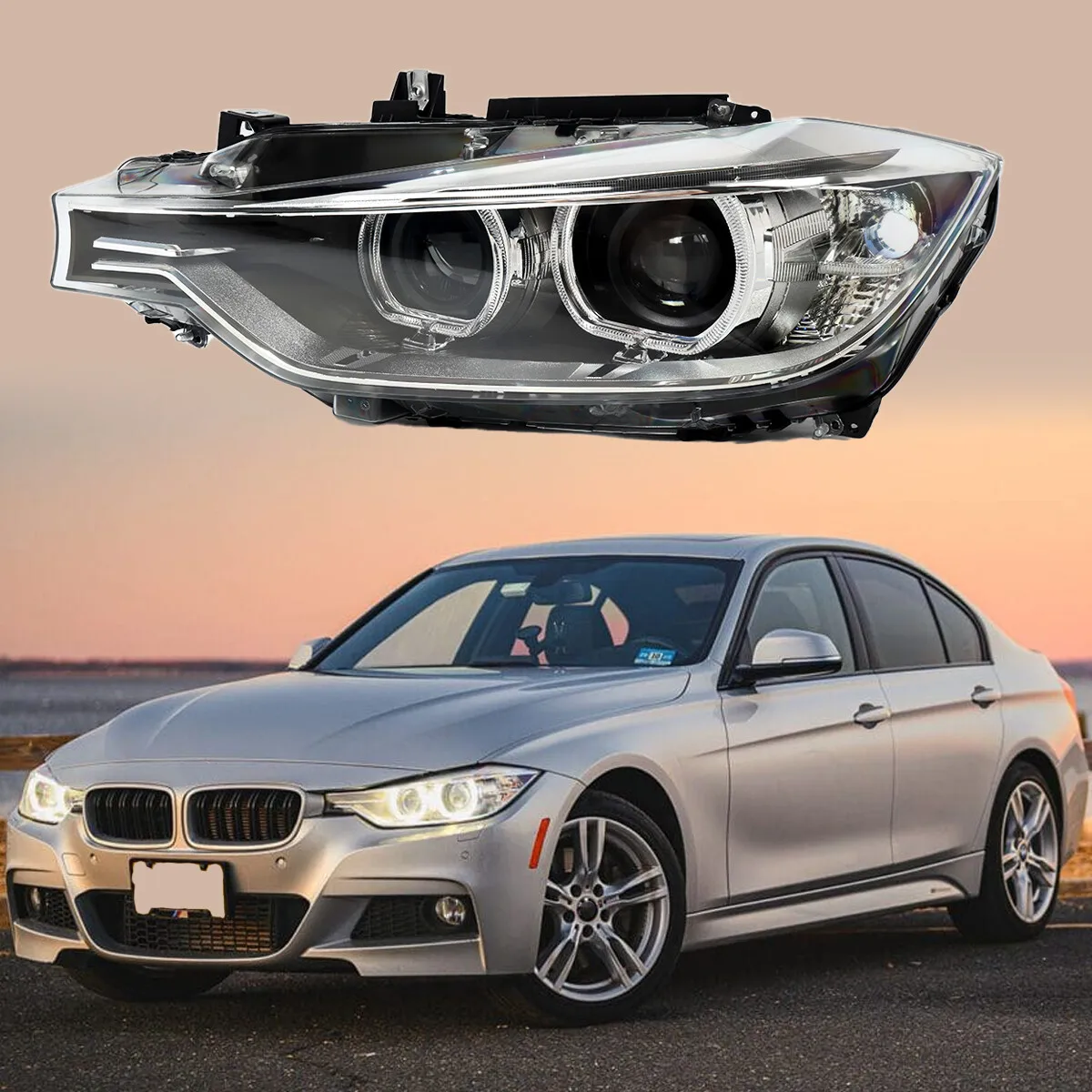 Replace For BMW 3 Series F30 F31 Front Left Headlight 320i 328i 335i 2011 2012 2013 2014 2015 Xenon Adaptive HID Head Light lamp