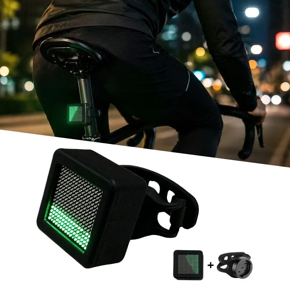 Smart Sensor Bicycle Tail Light IP Waterproof LED Bike Rear Light Auto‑Sensing Safety Warning Lamp For Night Cycling Riding