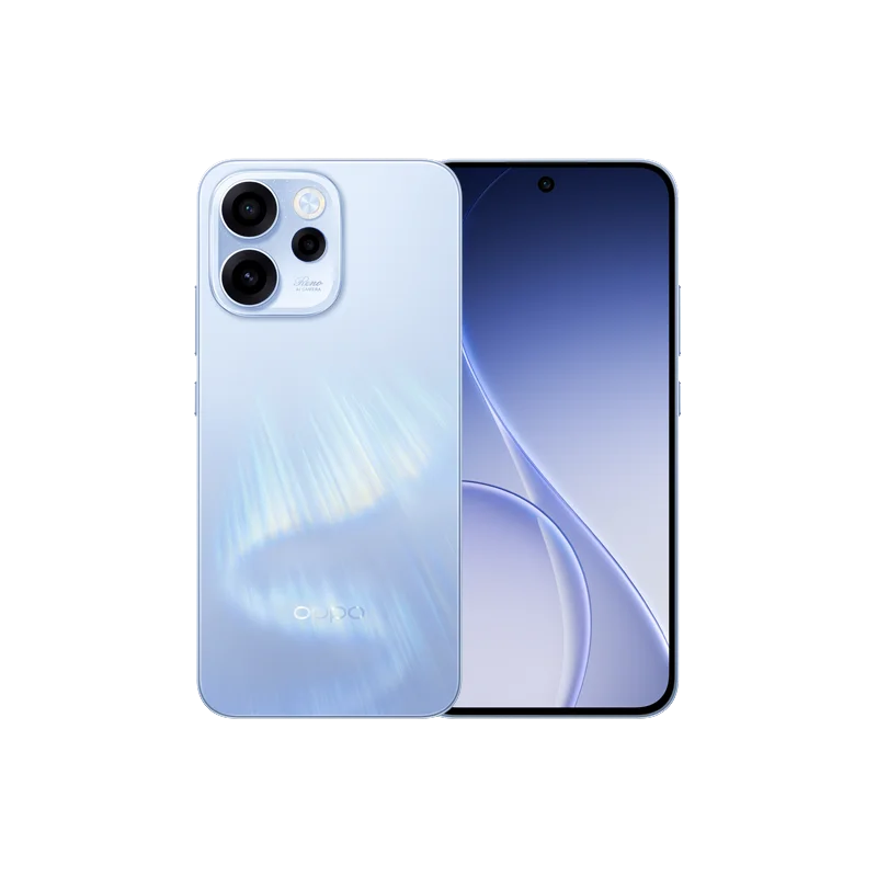 Eu-versie smartphone OPPO Reno15 F 5G 8 GB + 256 GB Blauw, ColorOS 16.0, Snapdragon 6 Gen 1, 6500 mAh, 80 W, 6,57 inch, 2372 * 1080 pixels 50 MP OIS-camera, NFC, Wi-Fi 5, Bluetooth 5.1, GPS, officiële