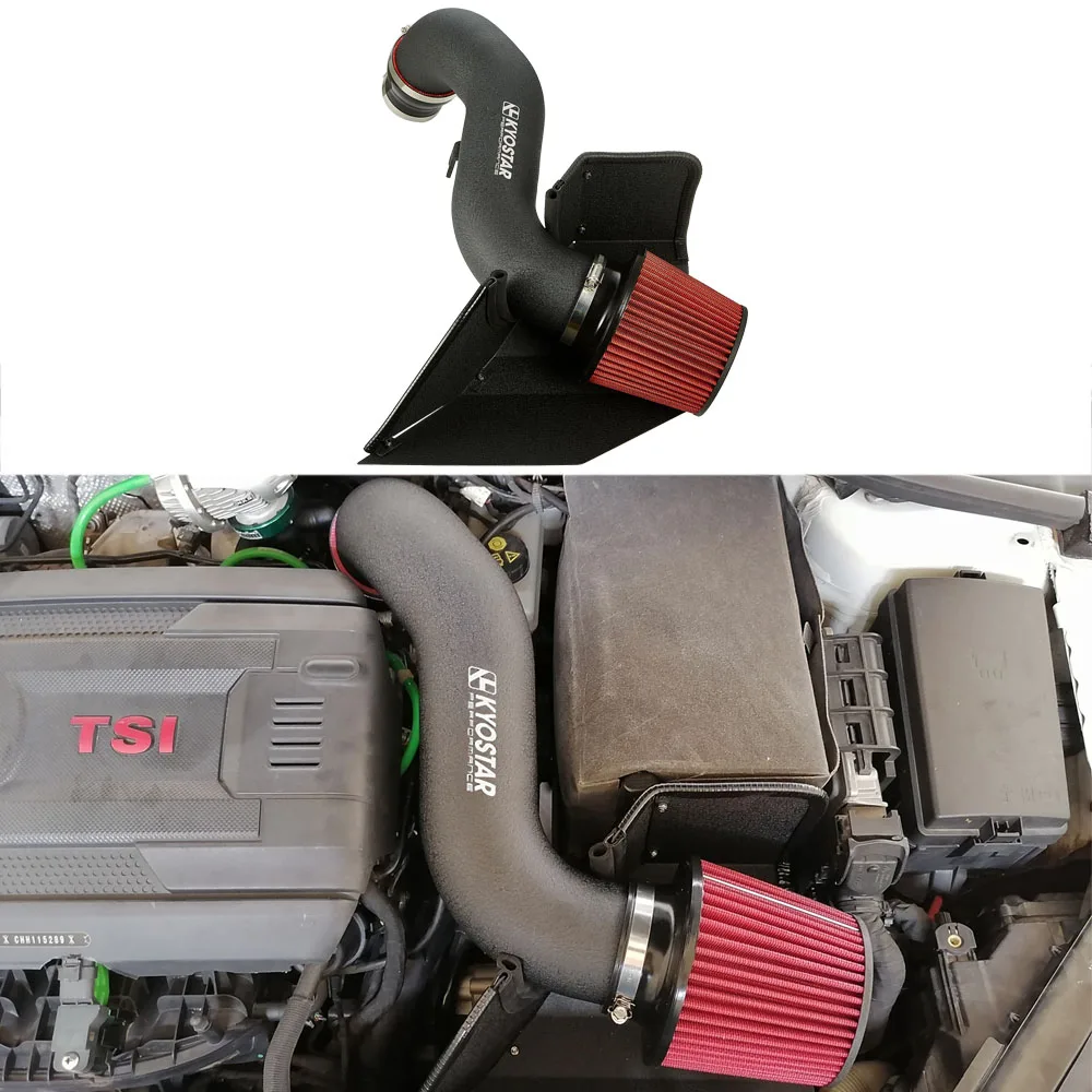 Per Golf MK7/7.5 GTI Golf R Jetta GLI Audi A3 S3 TT/TT-S Logo personalizzato Kit sistema di aspirazione aria fredda Kyostar