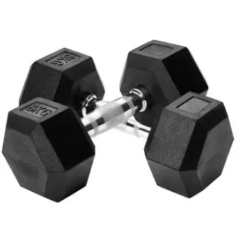 20 LB Hex Dumbbell  Custom Heavy Solid Cast Iron Fitness Free Weights Hex Dumbbells For Home Use