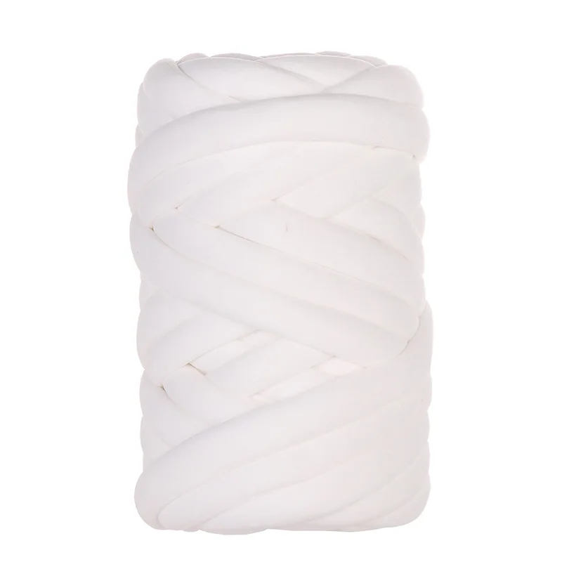 1000g new super soft crystal filling cotton hand-woven blanket thread, throw pillow wool super thick filling gauze strip