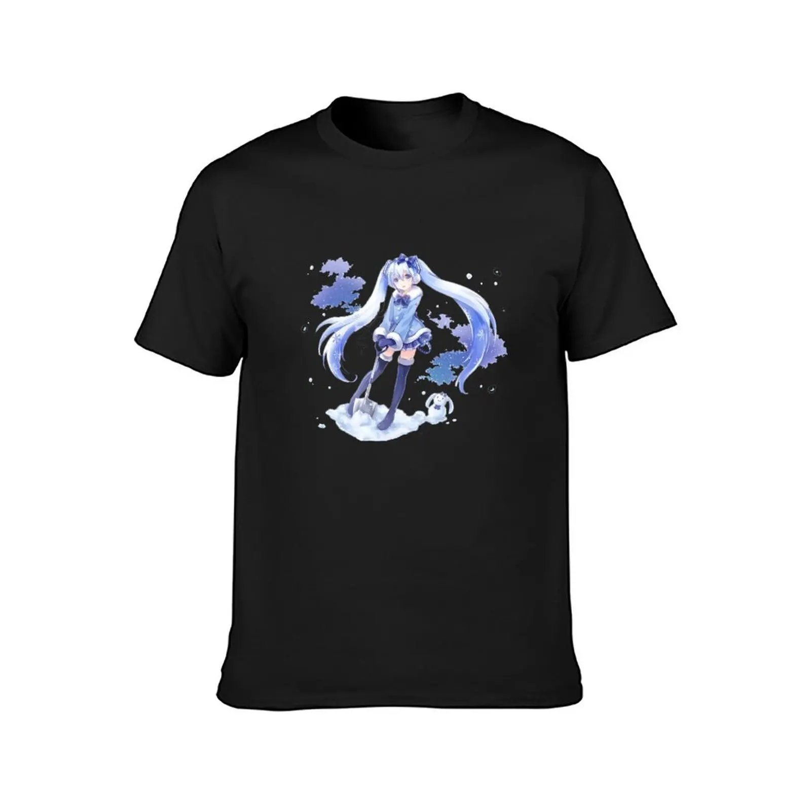 snow miku | T-Shirt tees summer tops vintage clothes customizeds mens funny t shirts