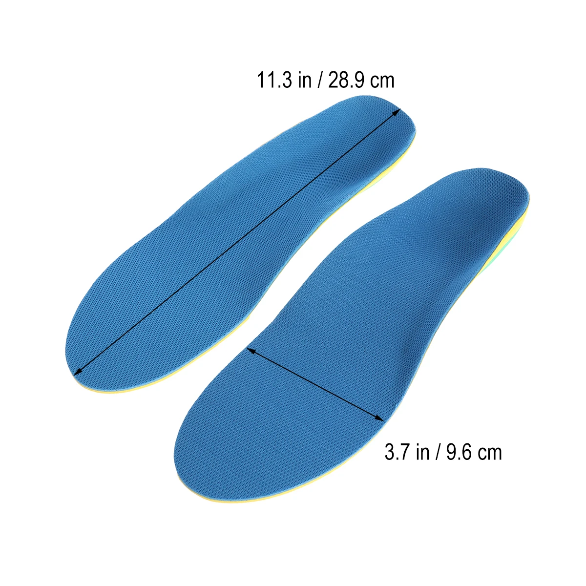 

Orthotic Insole for Flat Feet Support Walking TPE Patch Arch Inserts Footwear Men Women Alignment Moisture Wicking