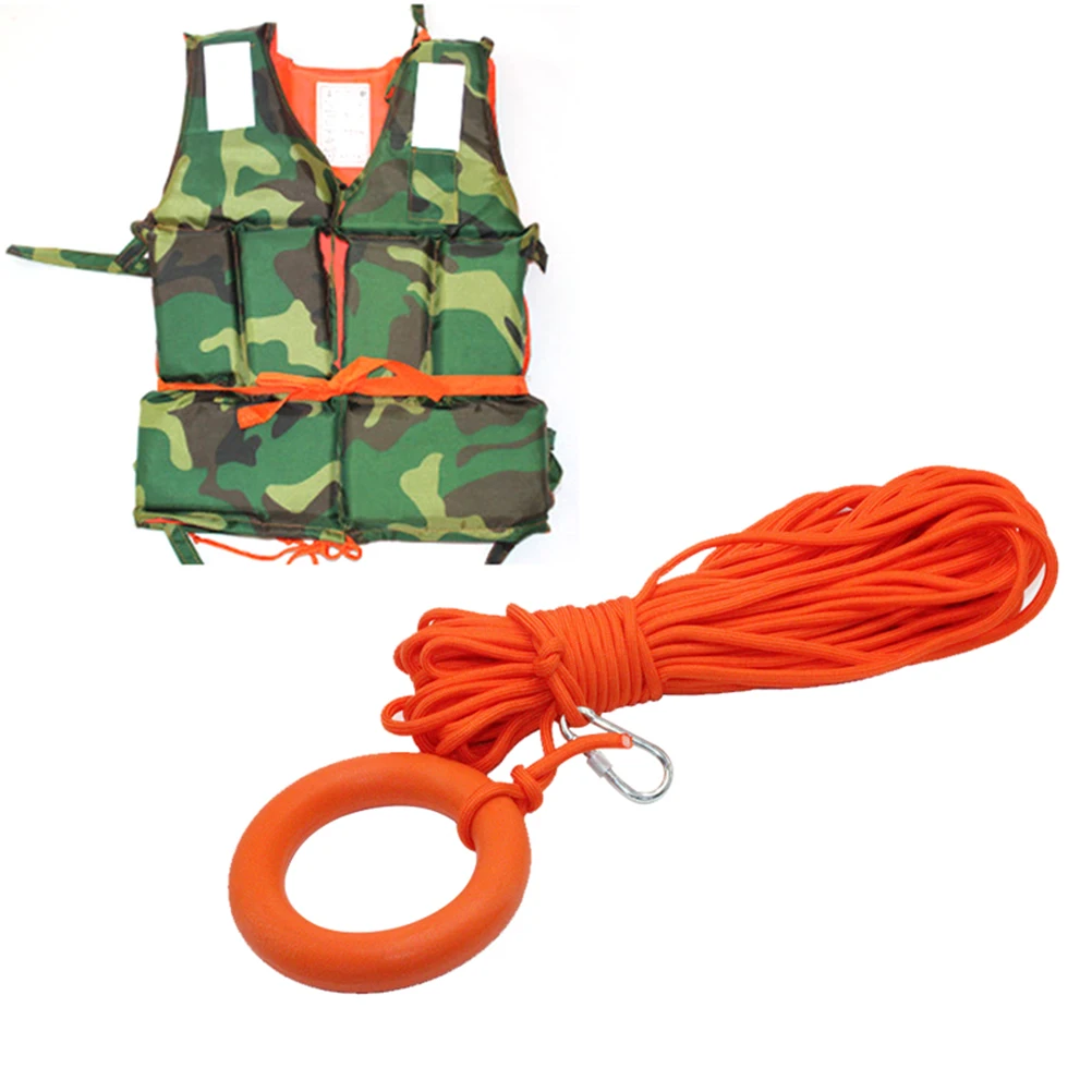 

30M 8Mm Professional Water Floating Lifesaving Rope Durable Polyethylene Acrylic Lightweight Portable Snorkeling Bracelet For