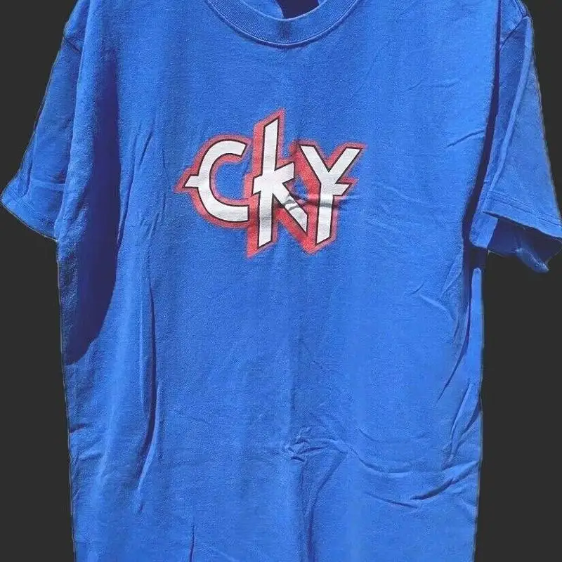 

Редкая мужская черная футболка Cky Band всех размеров