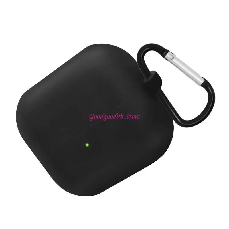 

Silicone Protector Case, Full Coverage for Buds 3Pro Headsets Sleeve, With Carabiner Clip, Headsets Accessory W8EC