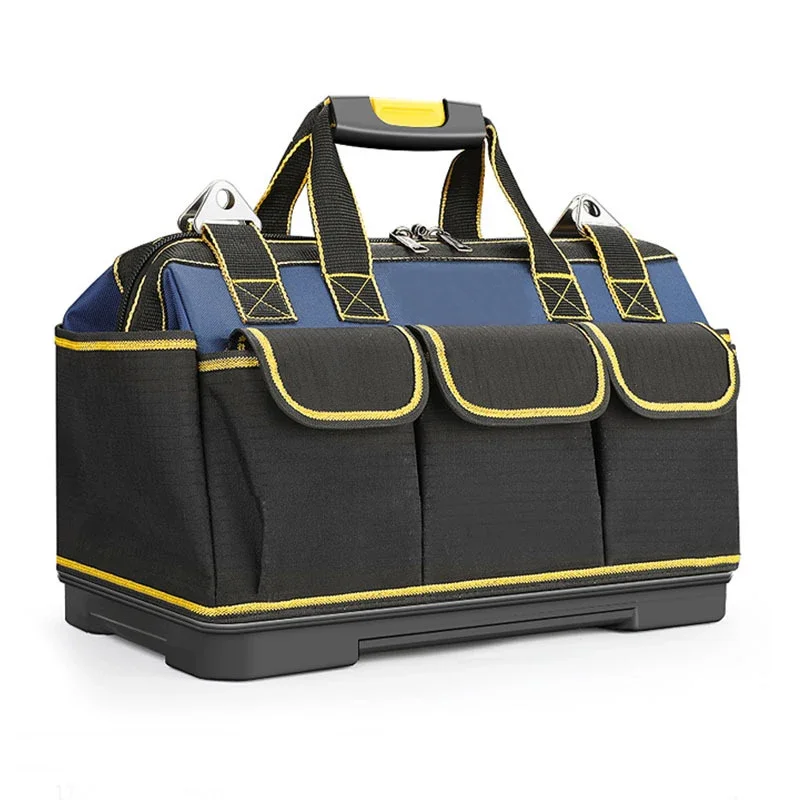 Multifunctional Electrician Tool Bag, 1680D Oxford Cloth Waterproof Wear-Resistant High Capacity Storage Organizer Pouch