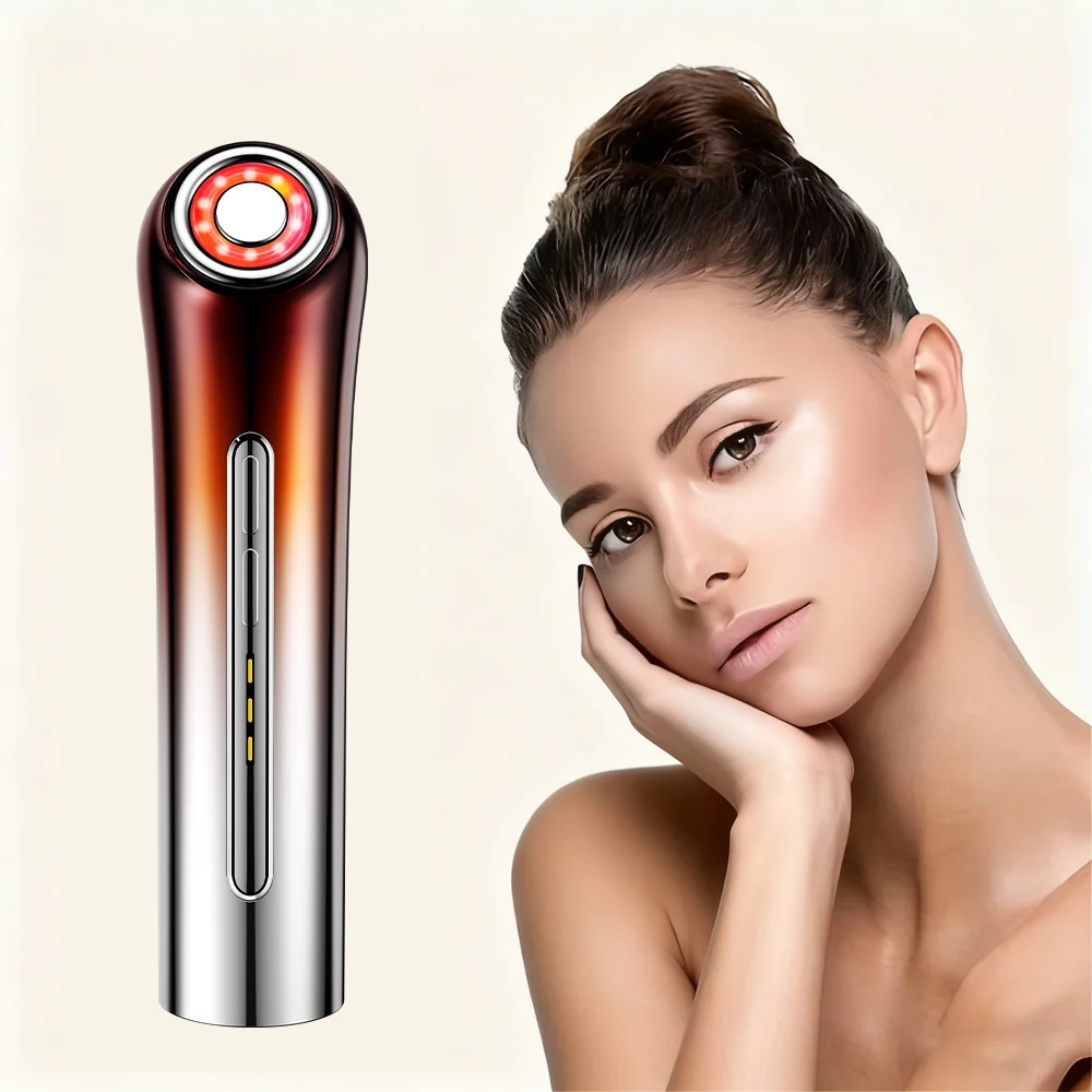 เครื่องยกกระชับใบหน้า คอ บริเวณรอบดวงตา นวดหน้า ลดริ้วรอย กระชับผิวหน้า ด้วยระบบ EMS สำหรับใช้ในบ้าน