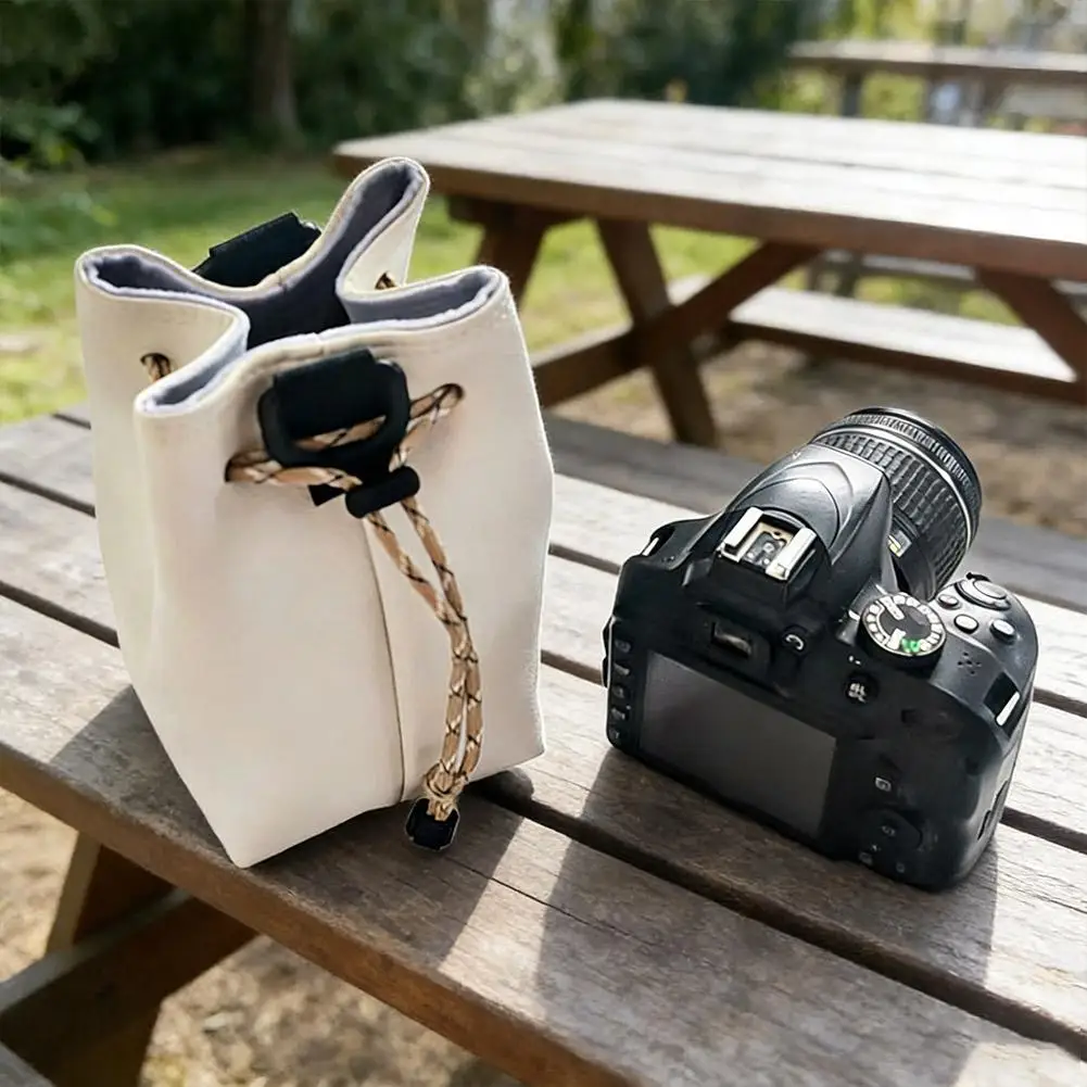 Protective Storage Bag For Nikon,   Fuji Portable Lens Camera Storage Bag Accessories