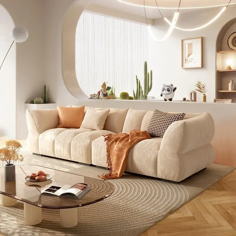 

Compressible reclining sofa living room sofa bread set