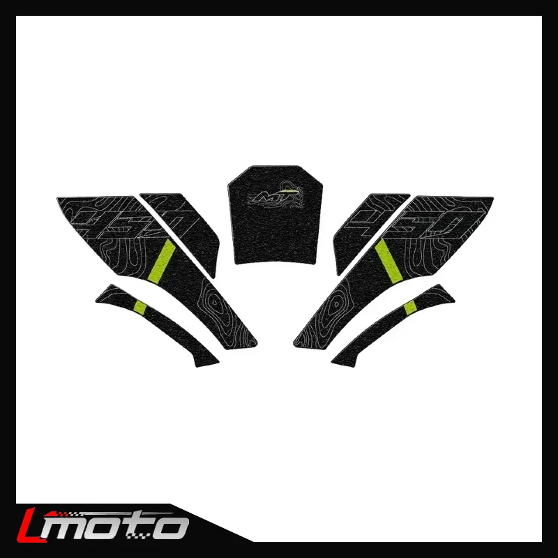 

For CFMOTO 450MT MT450 CF 450 2024 MT Motorcycle Tank Pad Protector Sticker Decal Gas Knee Tank Traction Pad Side