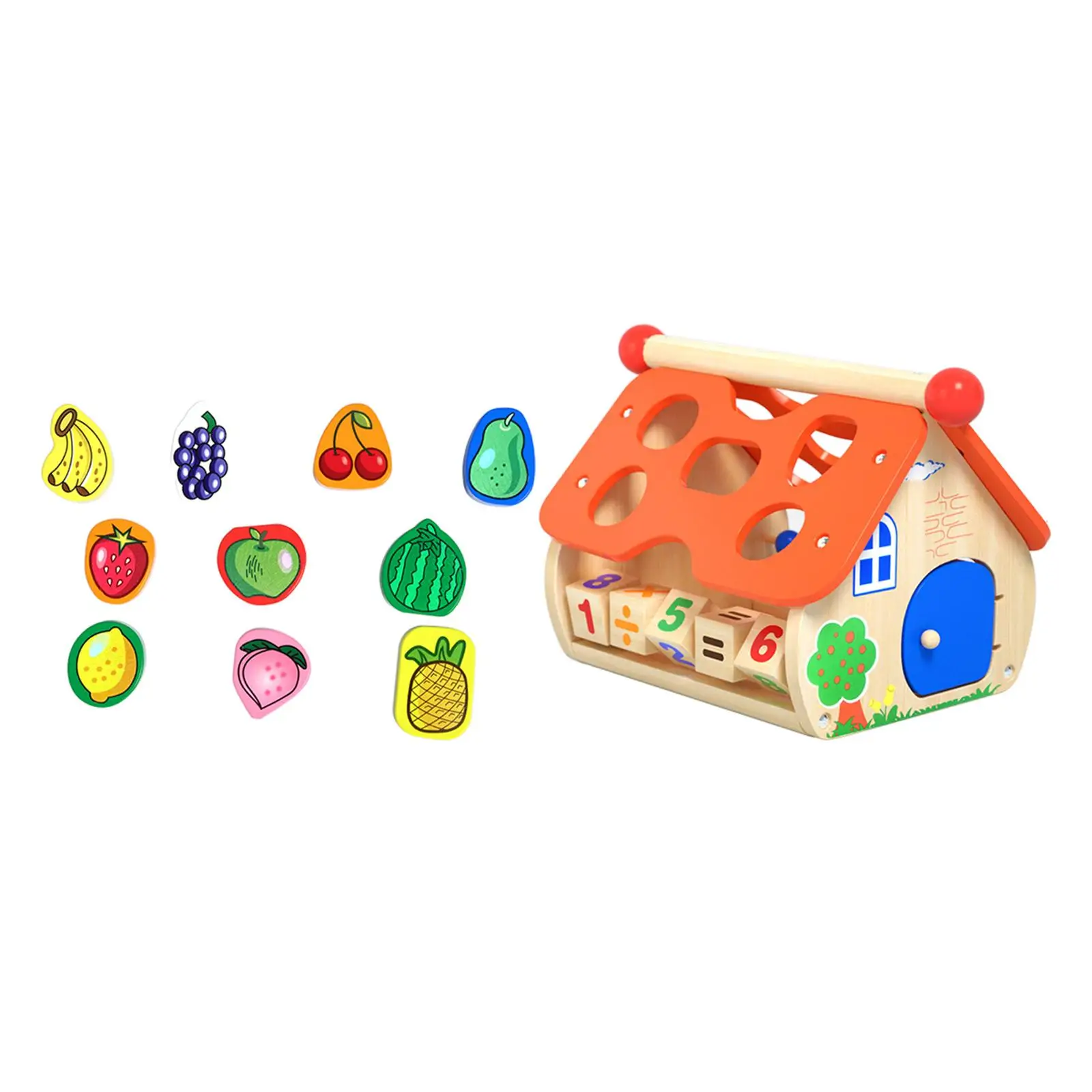 Busy House Activity Center Play Center Clock Learning Shape Color Sorter Toys for Children Age 3 4 5 6 7 8 regali di compleanno per ragazze