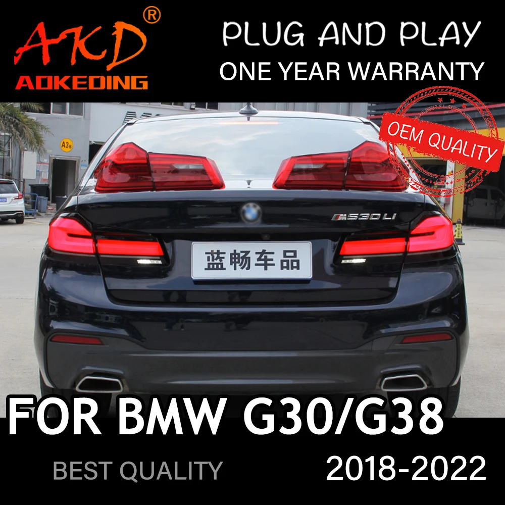 Tail Light For bmw G30 G38 2018-2020 автомобильные товары Rear Lamp LED Lights Car Accessories M5 525i 530i Taillights