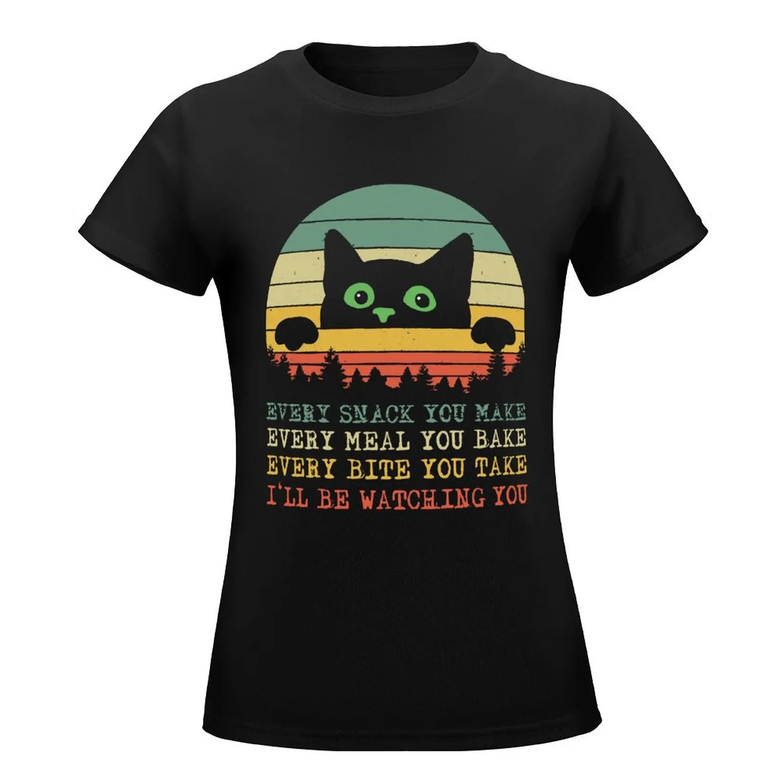 Every snack you make cat mama T-Shirt cute tops plus size tops T-shirt Women