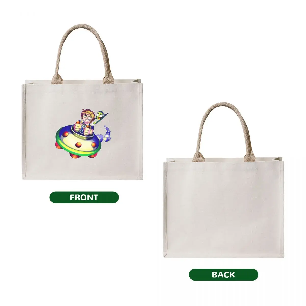 Take the (Space)Wheel! Tote Bag foldable reusable bag Custom bag Canvas shoulder