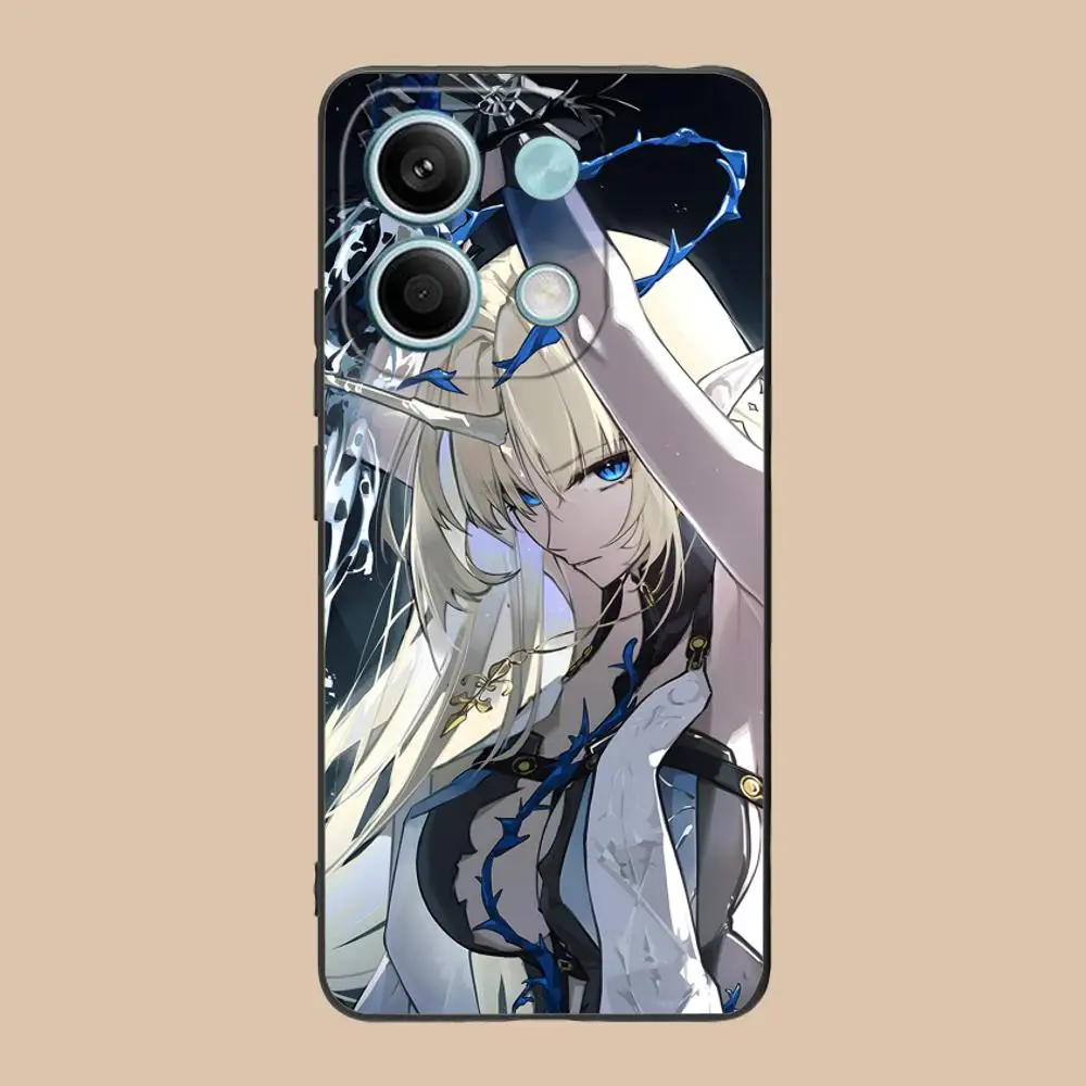 حافظة هاتف Wuthering Waves Fleurdelys لهاتف POCO M7 M6 M5 M4 M3 X7 X6 X5 X4 X3 Pro GT 5G غطاء طباعة ملون للهاتف الذكي جميل