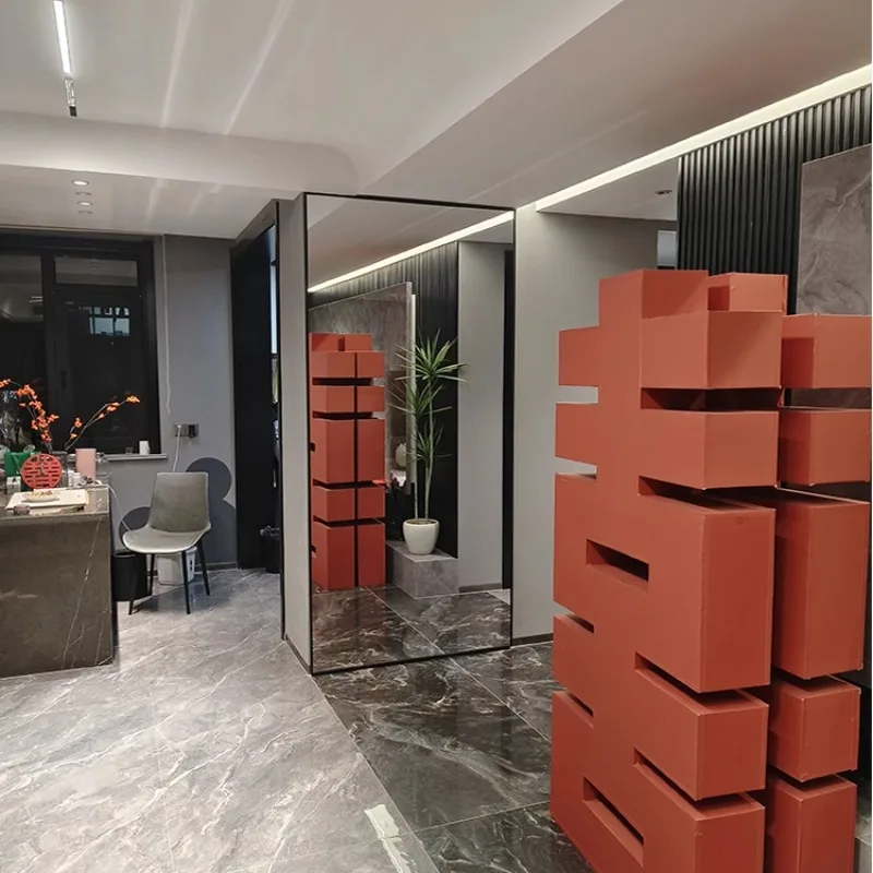 Предметы, современное зеркало, настенное украшение для гостиной, все тело, спальня для девочек, роскошное зеркало для ванной комнаты, длинные украшения для дома Espelhos