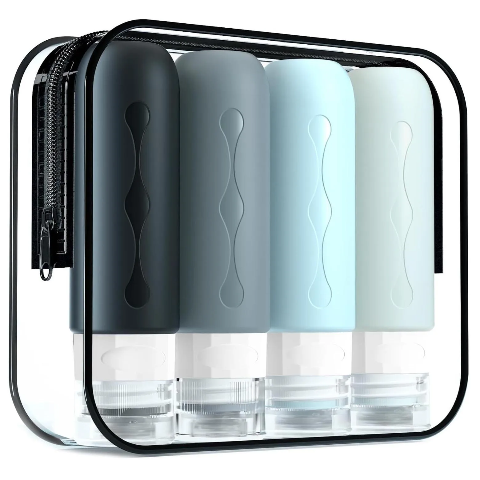 90 مللي سيليكون السفر إعادة الملء زجاجة ماكياج الاستغناء زجاجة تخزين الحاويات فارغة هلام الاستحمام جوهر الشامبو الجرار #1