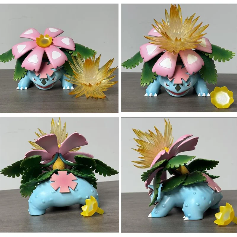

New Pocket Monsters Anime Figure Bulbasaur Flowers Anime Figure Collect Cute Ornament Decor Pvc Model Holiday Gift