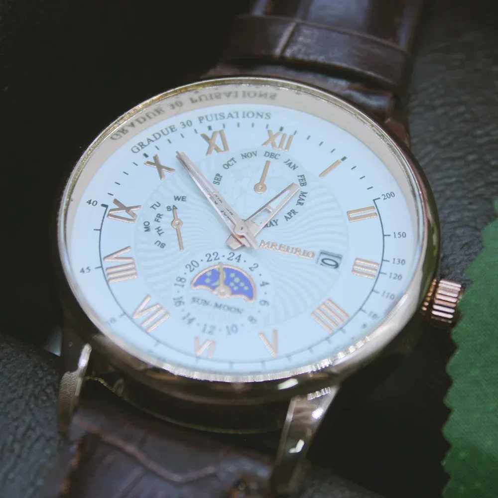 3pcs Set Man Watch Wallets Eye Glasses Portable High Quality Fashion Waterproof Quartz Wrist Watches for Outdoor Sports