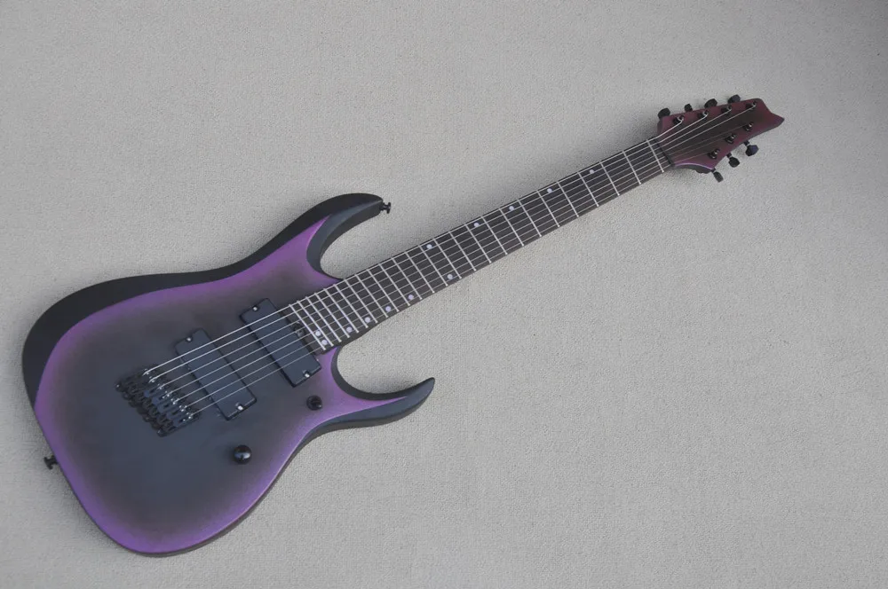 

7 Strings Electric Guitar with Black Hardware,Rosewood Fretboard,Wenge Neck,Provide Customized Service