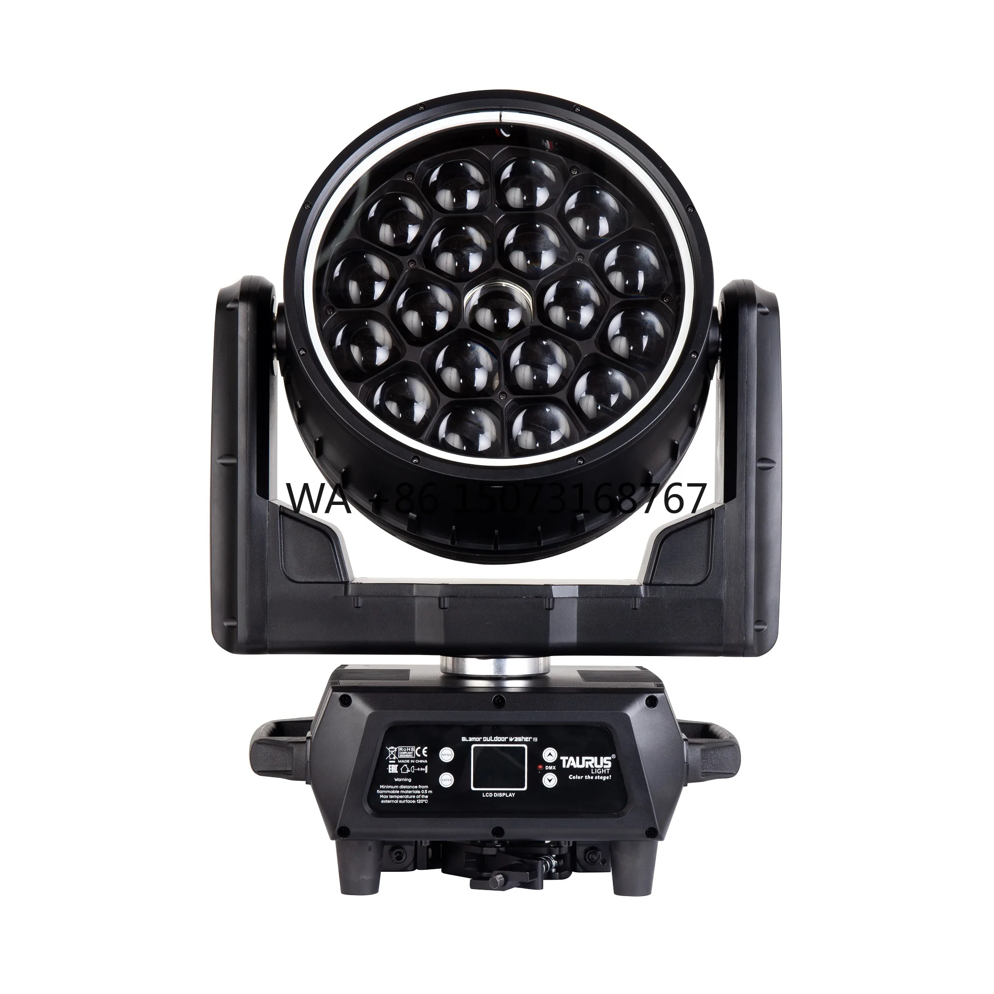 

Led Moving Head Light 19*40W RGBW 4 in 1 LEDs Outdoor Waterproof Light Glamor Outdoor Washer with Aperture for Stage DJ Lighting