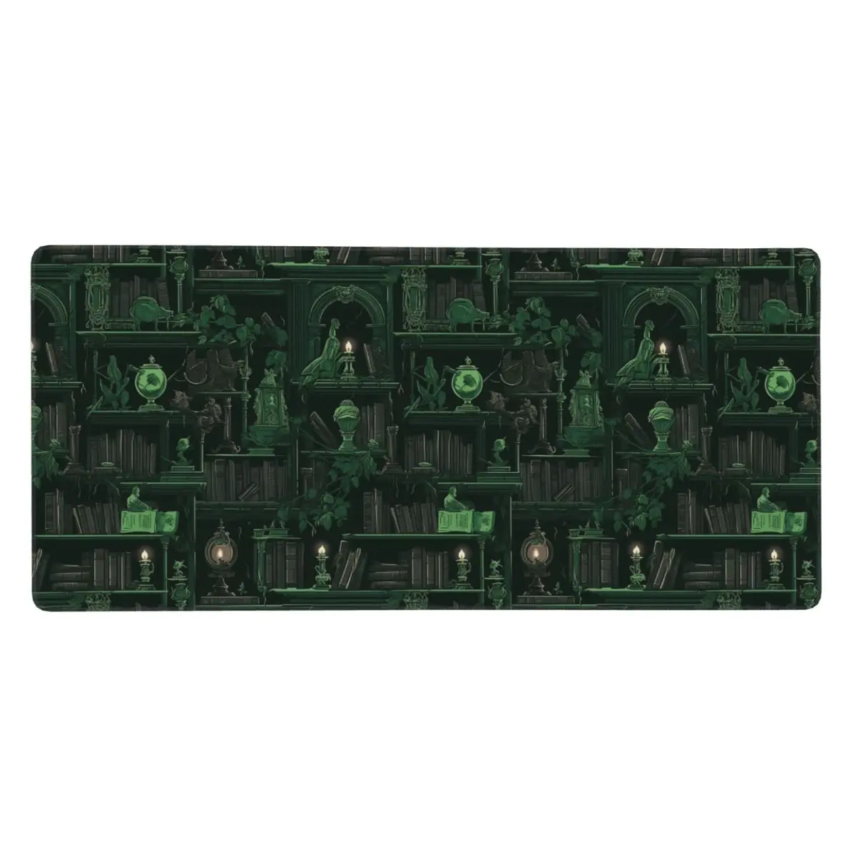 Vintage Library Themed Large Mouse Pad Computer Keyboard Mouse Mat Gamer PC Laptop Desk Mat Office Accessories Table Mats