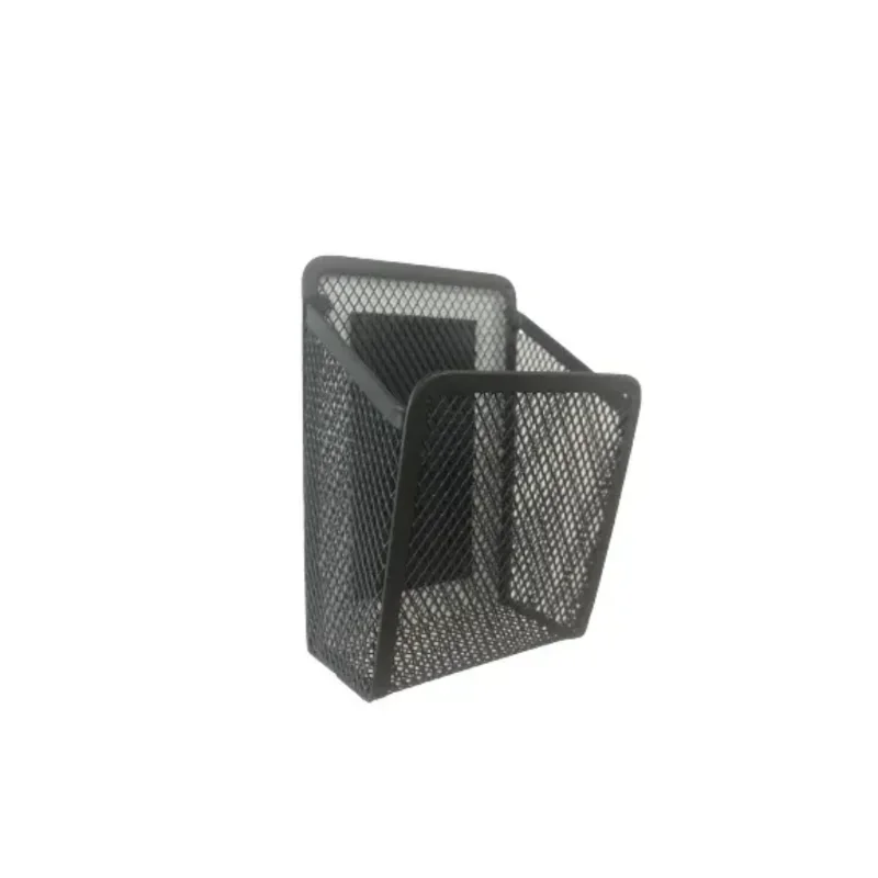 For School Office Desktop Organizer Stationery Metal Hollow Pencil Holder Ruler Pen Pencil Storage Box Stand Container