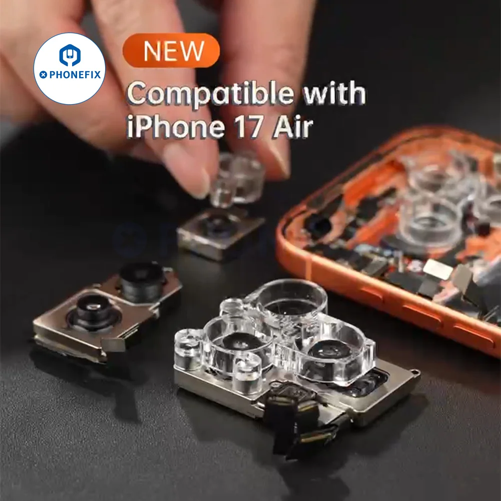 YCS Camera Lens Magnetic Protector for IPhone 11 12 13 14 15 16Pro Max 13Mini Camera Lens Heating or Soldering Repair Protection