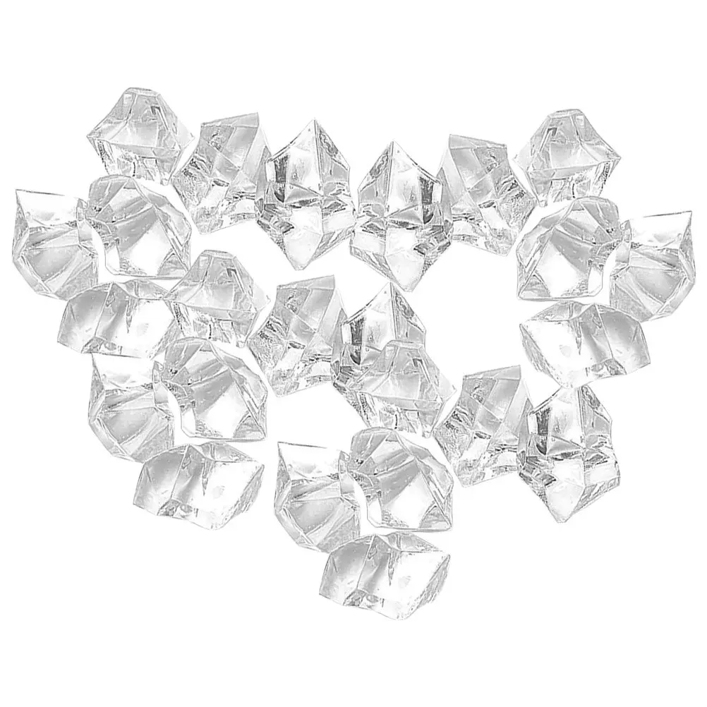 1Set Acrylic Crystal Stones 18x25mm Clear Artificial Stone Decorations Fish Tank Vase Scatters Wedding Party DIY Crafts