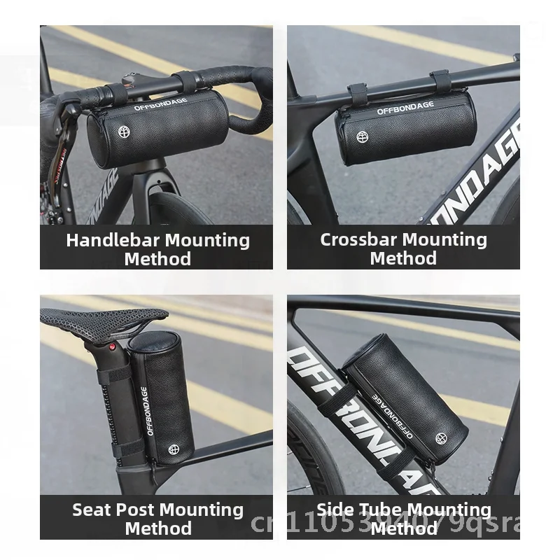 

OFFBONDAGE большая вместительная водонепроницаемая передняя сумка для велосипеда, сумка для хранения горного велосипеда, уличная велосипедная сумка из искусственной кожи