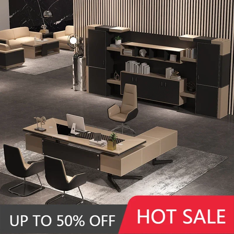 Entertainment Room Desk Qimink Table Study Gaming Conference Tables Multifunction Minimalist Escritorio Oficina Unique Furniture