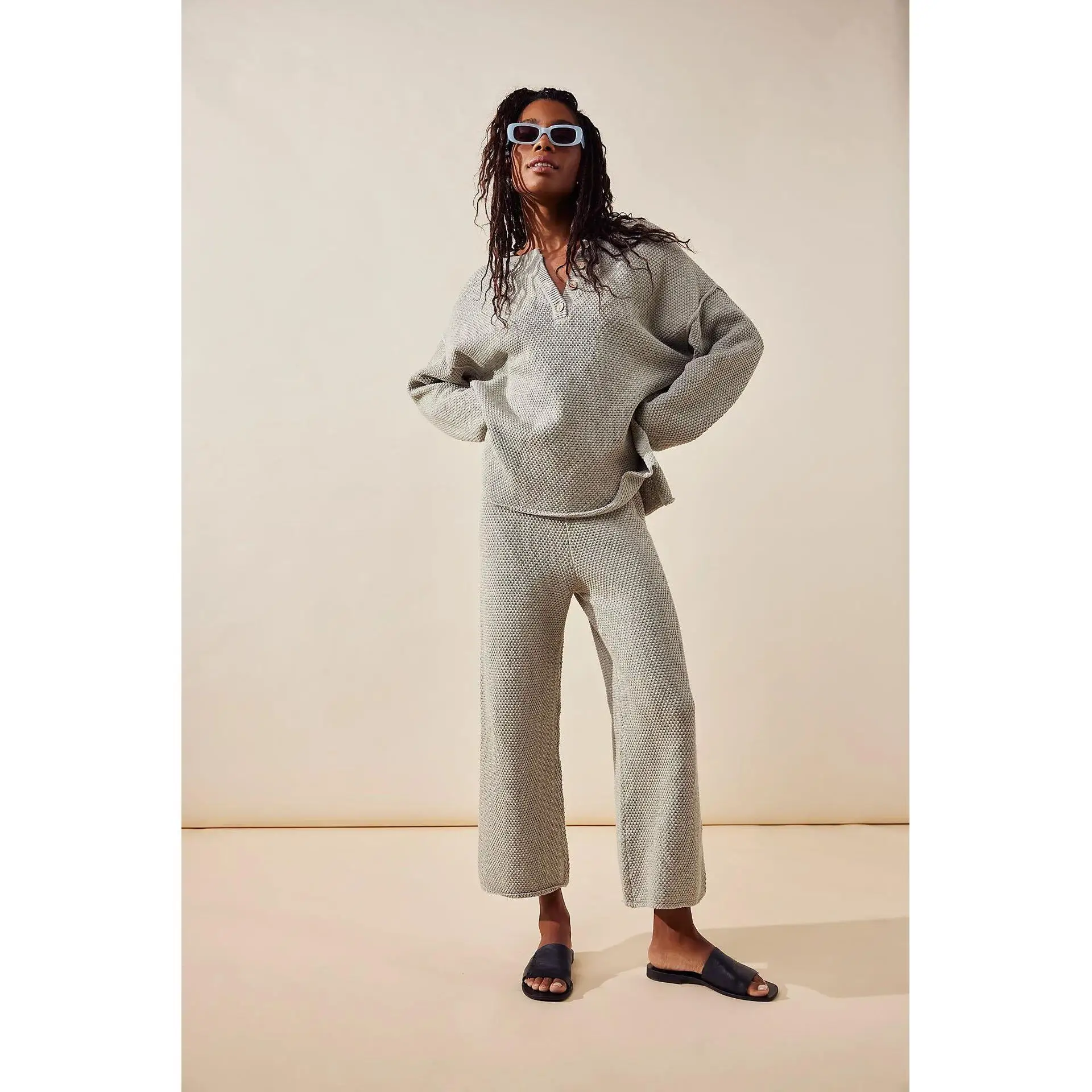 

Повседневный женский свитер на пуговицах, кардиган f-Length, удобные аксессуары для среднего возраста и ly Faion без бренда