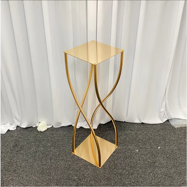 6/10 Stück 35 Zoll Gold Metall Blumenständer Vase, Tischdekoration für Hochzeit, Party, Feiertag, Event, Heimdekoration – Detail 6