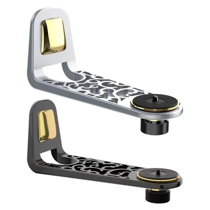 Wall Mount Projector Stand Sturdy Aluminium Alloy Metal Bracket Multi-Angle Compatible with Most Projectors Black-A51M