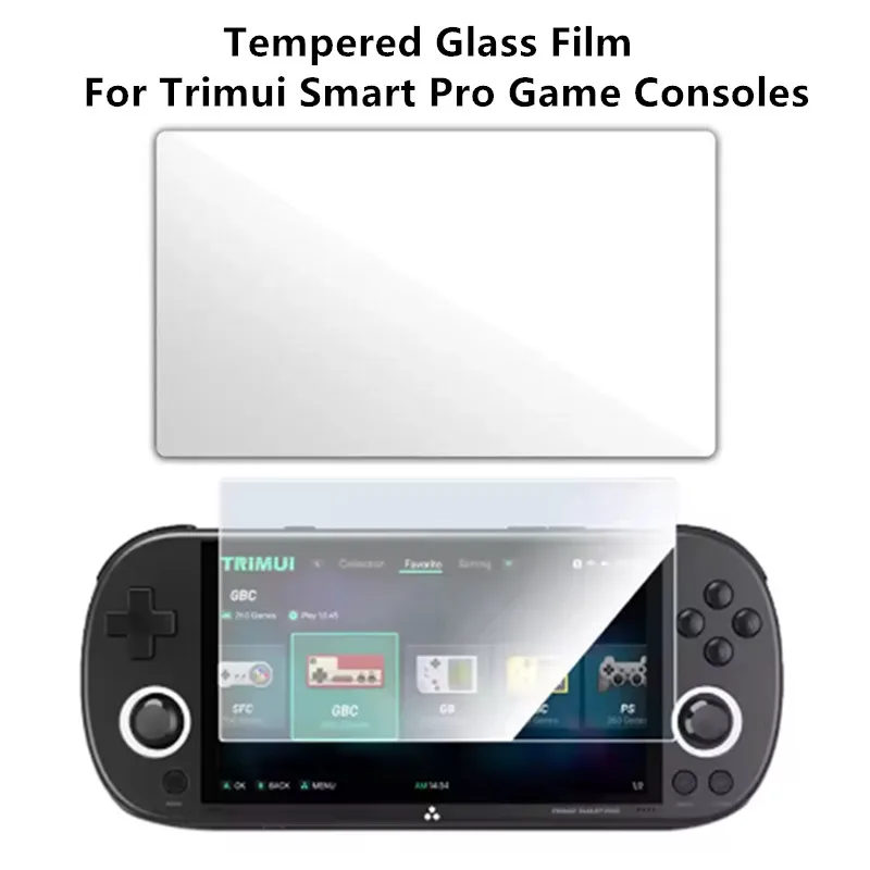 9H المضادة للخدش الزجاج المقسى فيلم ل Trimui الذكية برو ألعاب وحدات التحكم HD واقي للشاشة طبقة رقيقة واقية الزجاج الملحقات