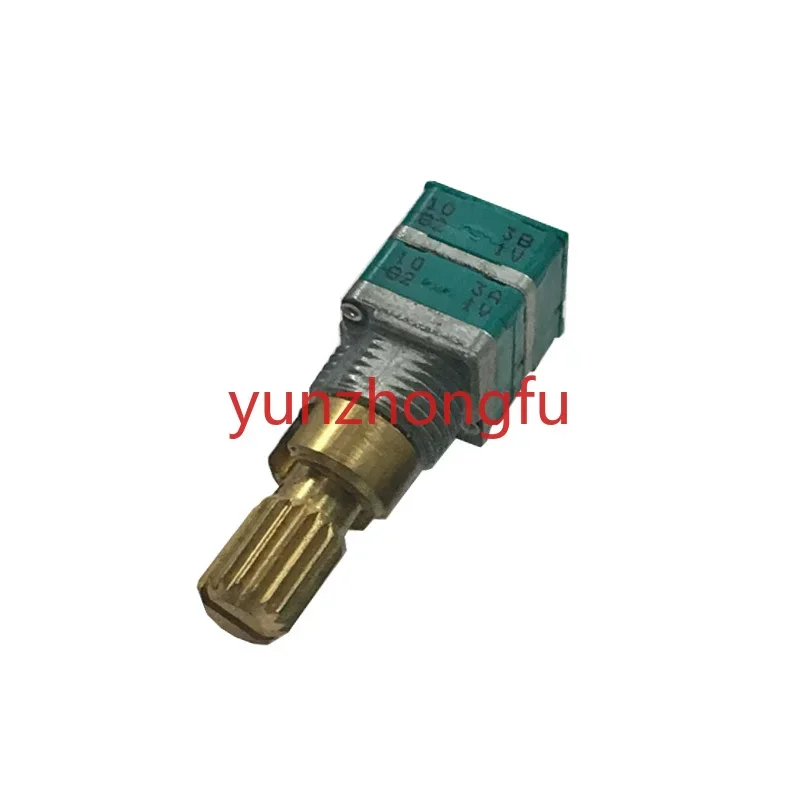 50 PCS ALPS 097 9mm Type Stereo Channel A10K+B10K Potentiometer Dual-axis Rotating Handle 20mm