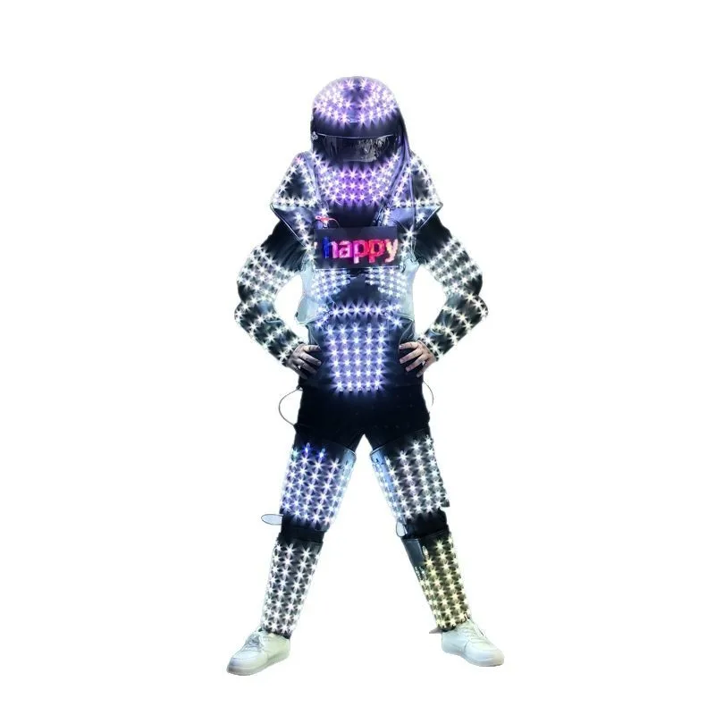 LED Illuminated Colorful Armor Iron Blood Armor Alien Clothing Atmosphere Props