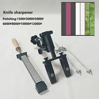 Professional Sharpening Stone Fixed Angle Knife Sharpener Kitchen Grinding System Honing Diamond Grinder Woodwork Tool Whetstone