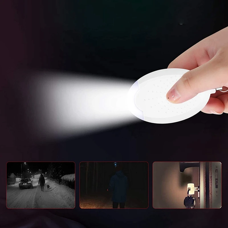 Personal Safety Alarm, Safe Sound Personal Alarm, 130DB USB Charged Personal Security Alarm Keychain With LED Lights