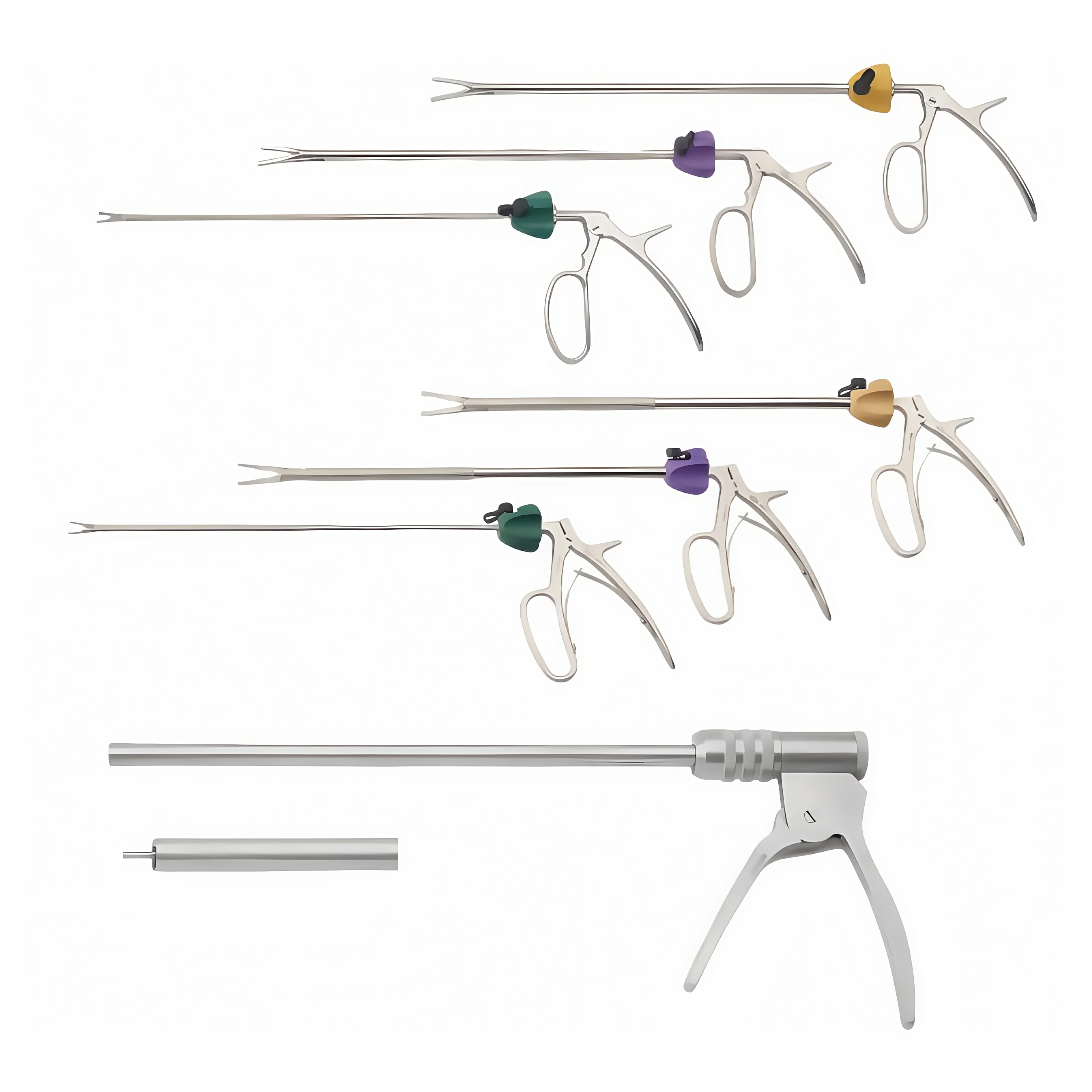 2026 New Manual Power Source Laparoscopic Forceps Scissor/Grasper/. Holder/Trocars Tweezers Class II ISO9001:2015 Certified 1 Ye