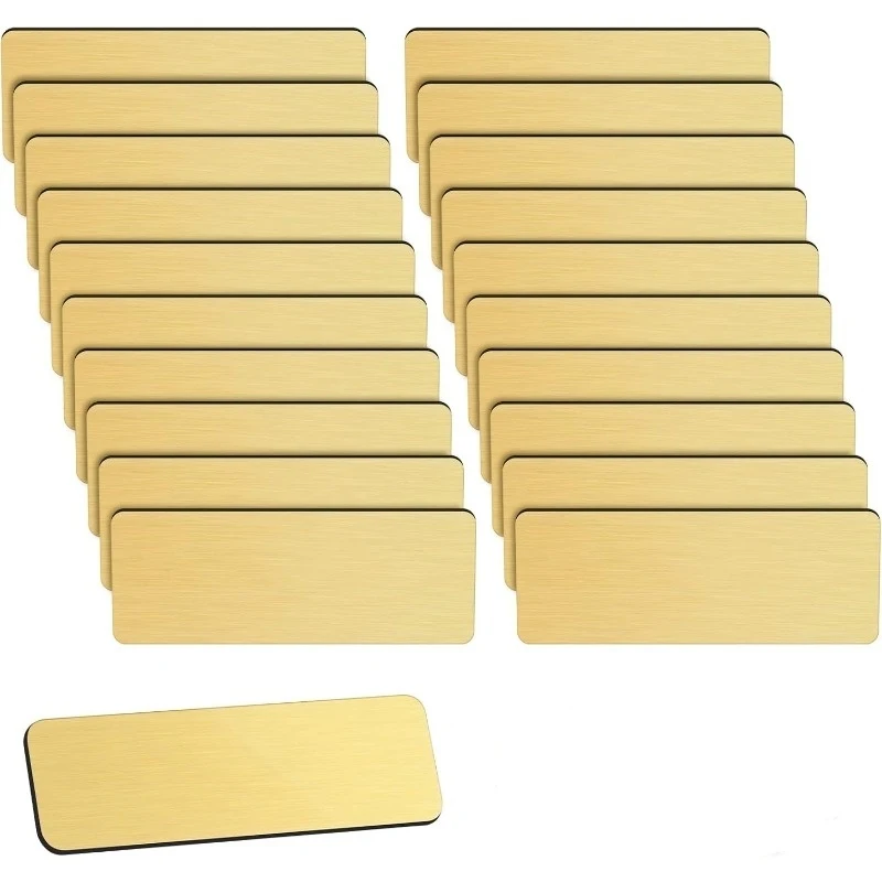 10PCS Name tag with pin，Blank name tags are reusableIDBadge with clip，Suitable for office workers、Student、Employee
