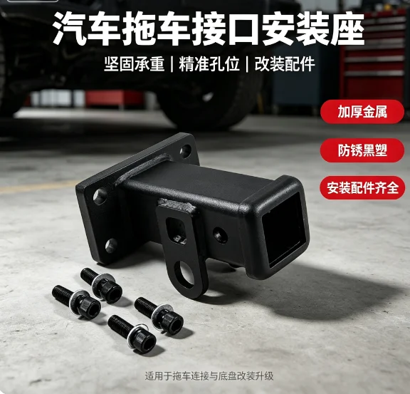 Duty Spare Tire Support Carrier For H9, Tire Jack Trailer Hitch Kit Stop Rear Door Sag And Abnormal Noise