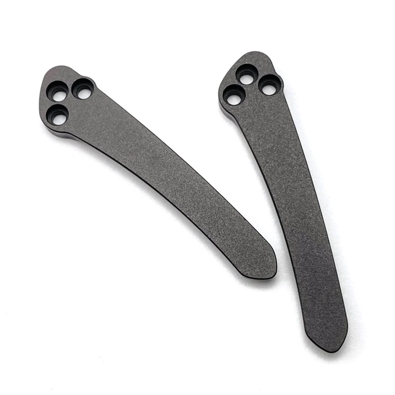 Clip tascabile in titanio su misura realizzata per Spyderco Paramilitary 2 e Para 3 coltelli 3 fori Clip tascabili parti di coltelli pieghevoli