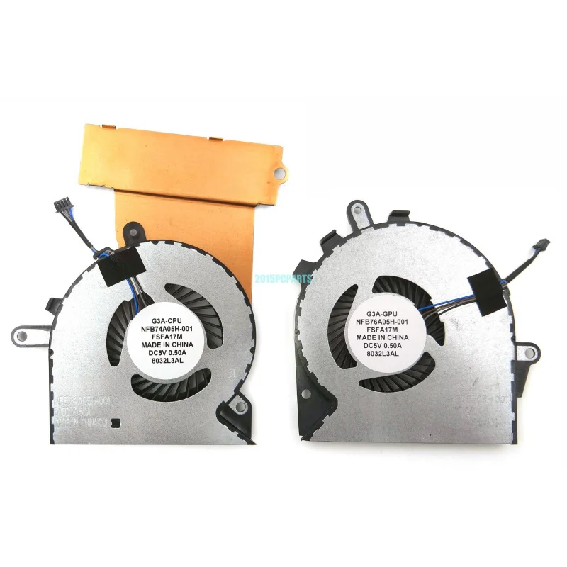 L+ New for HP OMEN 15-CE 17-AN G3A-CPU G3A-GPU Cooling Fans 929455-001 929456-001